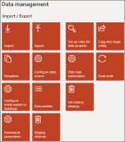 Data management workspace